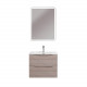Тумба с раковиной подвесная BelBagno MARINO-CER-MINI-600-2C-SO-RG-P Rovere Grigio, раковина белая BB-8099-3-60 Тумба с раковиной подвесная BelBagno MARINO-CER-MINI-600-2C-SO-RG-P Rovere Grigio, раковина белая BB-8099-3-60