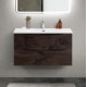 Тумба с раковиной подвесная BelBagno MARINO-CER-MINI-900-2C-SO-RNG-P Rovere Nature Grigio, раковина белая BB-8099-3-90 Тумба с раковиной подвесная BelBagno MARINO-CER-MINI-900-2C-SO-RNG-P Rovere Nature Grigio, раковина белая BB-8099-3-90