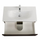 Тумба с раковиной подвесная BelBagno MARINO-CER-MINI-900-2C-SO-RNG-P Rovere Nature Grigio, раковина белая BB-8099-3-90 Тумба с раковиной подвесная BelBagno MARINO-CER-MINI-900-2C-SO-RNG-P Rovere Nature Grigio, раковина белая BB-8099-3-90
