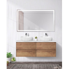 Мебель для ванной комнаты со столешницей BelBagno KRAFT-1400 Rovere Tabacco