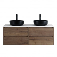Мебель для ванной комнаты со столешницей BelBagno KRAFT-1400 Rovere Tabacco