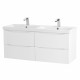 Тумба подвесная с раковиной BelBagno MARINO-CER-1200-4C-SO-2-BL-P Тумба подвесная с раковиной BelBagno MARINO-CER-1200-4C-SO-2-BL-P