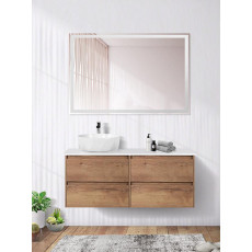 Мебель для ванной комнаты со столешницей BelBagno KRAFT-1200 Rovere Tabacco