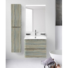 Тумба подвесная с раковиной BelBagno ALBANO-600-2C-SO-PS Pino Scania, раковина BB600/455-LV-MR-ALR