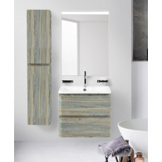 Тумба подвесная с раковиной BelBagno ALBANO-600-2C-SO-PS Pino Scania, раковина BB600/455-LV-MR-ALR
