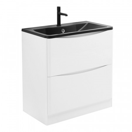 Мебель для ванной комнаты напольная BelBagno ACQUA-800-2C-PIA-BL 80см Bianco Lucido Мебель для ванной комнаты напольная BelBagno ACQUA-800-2C-PIA-BL 80см Bianco Lucido
