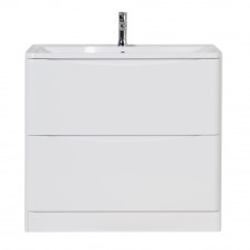 Мебель для ванной комнаты напольная BelBagno ACQUA-800-2C-PIA-BL 80см Bianco Lucido