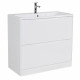 Мебель для ванной комнаты напольная BelBagno ACQUA-800-2C-PIA-BL 80см Bianco Lucido Мебель для ванной комнаты напольная BelBagno ACQUA-800-2C-PIA-BL 80см Bianco Lucido