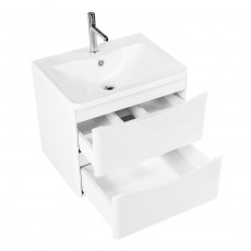 Мебель для ванной комнаты подвесная BelBagno ACQUA-700-2C-SO-BL 70см Bianco Lucido