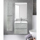 Тумба подвесная с раковиной BelBagno ALBANO-600-2C-SO-CVG Cemento Verona Grigio, раковина BB600/455-LV-MR-ALR Тумба подвесная с раковиной BelBagno ALBANO-600-2C-SO-CVG Cemento Verona Grigio, раковина BB600/455-LV-MR-ALR