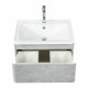 Тумба подвесная с раковиной BelBagno ALBANO-600-2C-SO-CVG Cemento Verona Grigio, раковина BB600/455-LV-MR-ALR Тумба подвесная с раковиной BelBagno ALBANO-600-2C-SO-CVG Cemento Verona Grigio, раковина BB600/455-LV-MR-ALR