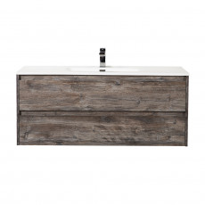 Тумба подвесная с раковиной BelBagno KRAFT-1200-2C-SO-PP