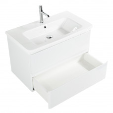 Тумба подвесная с керамической раковиной BelBagno ALBANO-CER-1050-2C-SO-BL