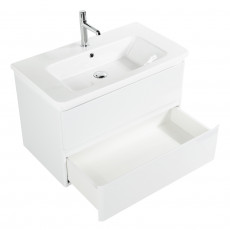 Тумба подвесная с керамической раковиной BelBagno ALBANO-CER-1050-2C-SO-BL