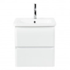 Тумба подвесная с керамической раковиной BelBagno ALBANO-CER-500-2C-SO-BL