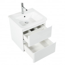 Тумба подвесная с керамической раковиной BelBagno ALBANO-CER-500-2C-SO-BL