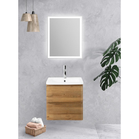 Тумба подвесная с керамической раковиной BelBagno ALBANO-CER-600-2C-SO-RR Тумба подвесная с керамической раковиной BelBagno ALBANO-CER-600-2C-SO-RR