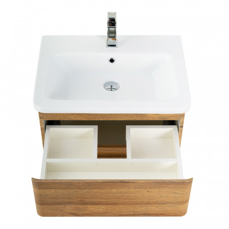 Тумба подвесная с керамической раковиной BelBagno ALBANO-CER-500-2C-SO-RR Тумба подвесная с керамической раковиной BelBagno ALBANO-CER-500-2C-SO-RR