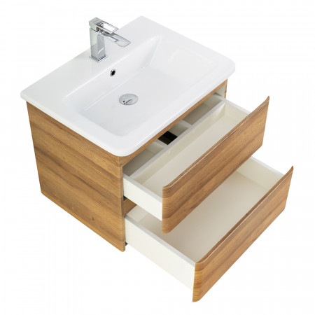 Тумба подвесная с керамической раковиной BelBagno ALBANO-CER-500-2C-SO-RR Тумба подвесная с керамической раковиной BelBagno ALBANO-CER-500-2C-SO-RR