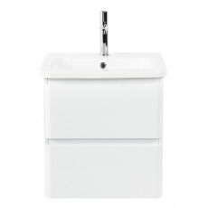 Тумба подвесная с керамической раковиной BelBagno ALBANO-CER-600-2C-SO-BL