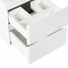 Тумба подвесная с керамической раковиной BelBagno ALBANO-CER-600-2C-SO-BL