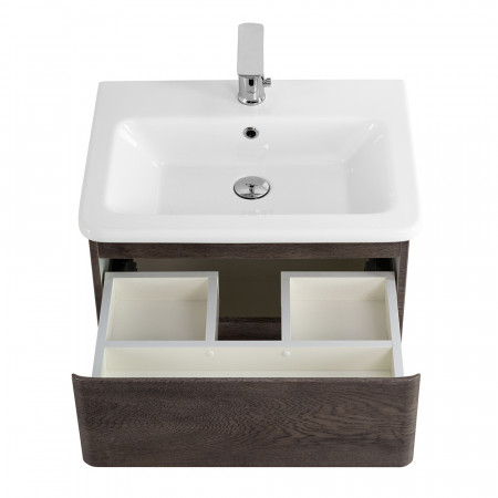 Тумба подвесная с керамической раковиной BelBagno ALBANO-CER-500-2C-SO-RNG Тумба подвесная с керамической раковиной BelBagno ALBANO-CER-500-2C-SO-RNG