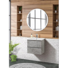 Тумба подвесная с керамической раковиной BelBagno ALBANO-CER-600-2C-SO-CVG