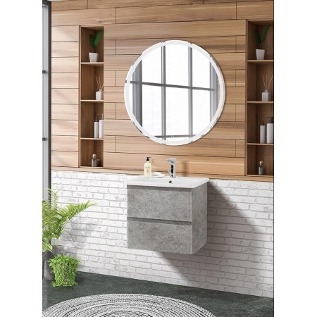 Тумба подвесная с керамической раковиной BelBagno ALBANO-CER-600-2C-SO-CVG Тумба подвесная с керамической раковиной BelBagno ALBANO-CER-600-2C-SO-CVG