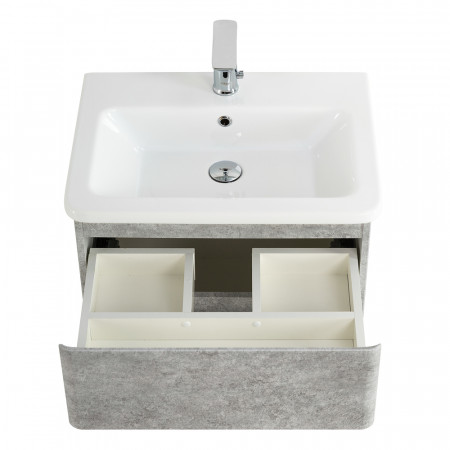 Тумба подвесная с керамической раковиной BelBagno ALBANO-CER-600-2C-SO-CVG Тумба подвесная с керамической раковиной BelBagno ALBANO-CER-600-2C-SO-CVG