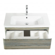 Тумба подвесная с керамической раковиной BelBagno ALBANO-CER-800-2C-SO-PS