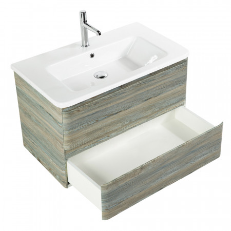 Тумба подвесная с керамической раковиной BelBagno ALBANO-CER-800-2C-SO-PS Тумба подвесная с керамической раковиной BelBagno ALBANO-CER-800-2C-SO-PS