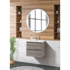 Тумба подвесная с керамической раковиной BelBagno ALBANO-CER-600-2C-SO-PS