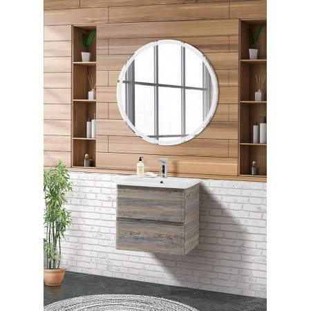 Тумба подвесная с керамической раковиной BelBagno ALBANO-CER-600-2C-SO-PS Тумба подвесная с керамической раковиной BelBagno ALBANO-CER-600-2C-SO-PS