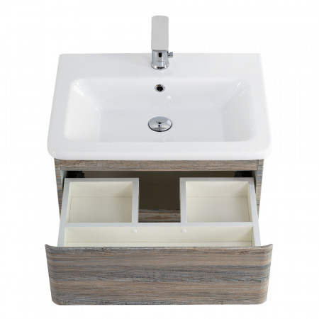 Тумба подвесная с керамической раковиной BelBagno ALBANO-CER-600-2C-SO-PS Тумба подвесная с керамической раковиной BelBagno ALBANO-CER-600-2C-SO-PS