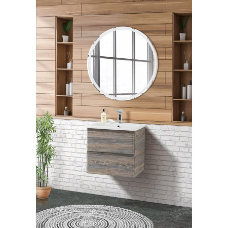 Тумба подвесная с керамической раковиной BelBagno ALBANO-CER-500-2C-SO-PS Тумба подвесная с керамической раковиной BelBagno ALBANO-CER-500-2C-SO-PS