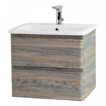 Тумба подвесная с керамической раковиной BelBagno ALBANO-CER-500-2C-SO-PS Тумба подвесная с керамической раковиной BelBagno ALBANO-CER-500-2C-SO-PS