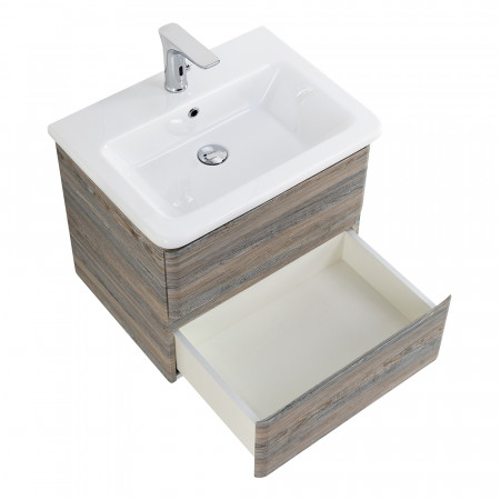 Тумба подвесная с керамической раковиной BelBagno ALBANO-CER-500-2C-SO-PS Тумба подвесная с керамической раковиной BelBagno ALBANO-CER-500-2C-SO-PS