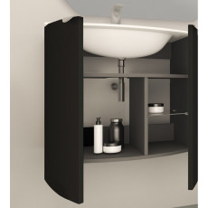 Мебель для ванной комнаты CEZARES RIALTO 136 см одна чаша Grigio nuvola 55219 + 55220 + 55221