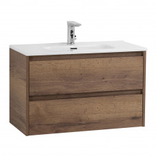 Тумба подвесная с раковиной BelBagno KRAFT 39-800/390-2C-SO-RT