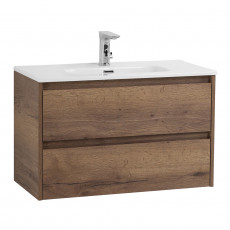 Тумба подвесная с раковиной BelBagno KRAFT 39-800/390-2C-SO-RT