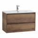 Тумба подвесная с раковиной BelBagno KRAFT 39-800/390-2C-SO-RT Тумба подвесная с раковиной BelBagno KRAFT 39-800/390-2C-SO-RT
