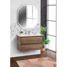 Тумба подвесная с раковиной BelBagno KRAFT 39-800/390-2C-SO-RT