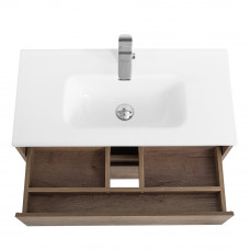 Тумба подвесная с раковиной BelBagno KRAFT 39-800/390-2C-SO-RT