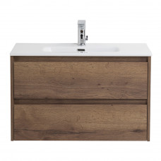 Тумба подвесная с раковиной BelBagno KRAFT 39-800/390-2C-SO-RT