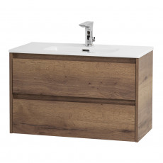 Тумба подвесная с раковиной BelBagno KRAFT 39-800/390-2C-SO-RT