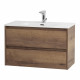 Тумба подвесная с раковиной BelBagno KRAFT 39-800/390-2C-SO-RT Тумба подвесная с раковиной BelBagno KRAFT 39-800/390-2C-SO-RT