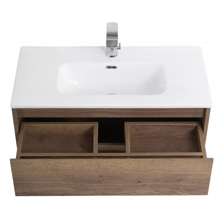 Тумба подвесная с раковиной BelBagno KRAFT 39-800/390-2C-SO-RT Тумба подвесная с раковиной BelBagno KRAFT 39-800/390-2C-SO-RT