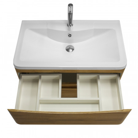 Мебель для ванной комнаты подвесная BelBagno ACQUA-800-2C-SO-RR 80см Rovere Rustico Мебель для ванной комнаты подвесная BelBagno ACQUA-800-2C-SO-RR 80см Rovere Rustico