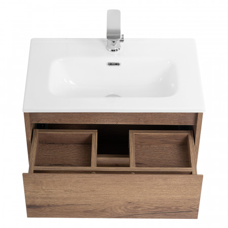Тумба подвесная с раковиной BelBagno KRAFT 39-700/390-2C-SO-RT Тумба подвесная с раковиной BelBagno KRAFT 39-700/390-2C-SO-RT