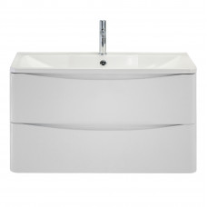 Мебель для ванной комнаты подвесная BelBagno  ACQUA-900-2C-SO-BL 90см Bianco Lucido